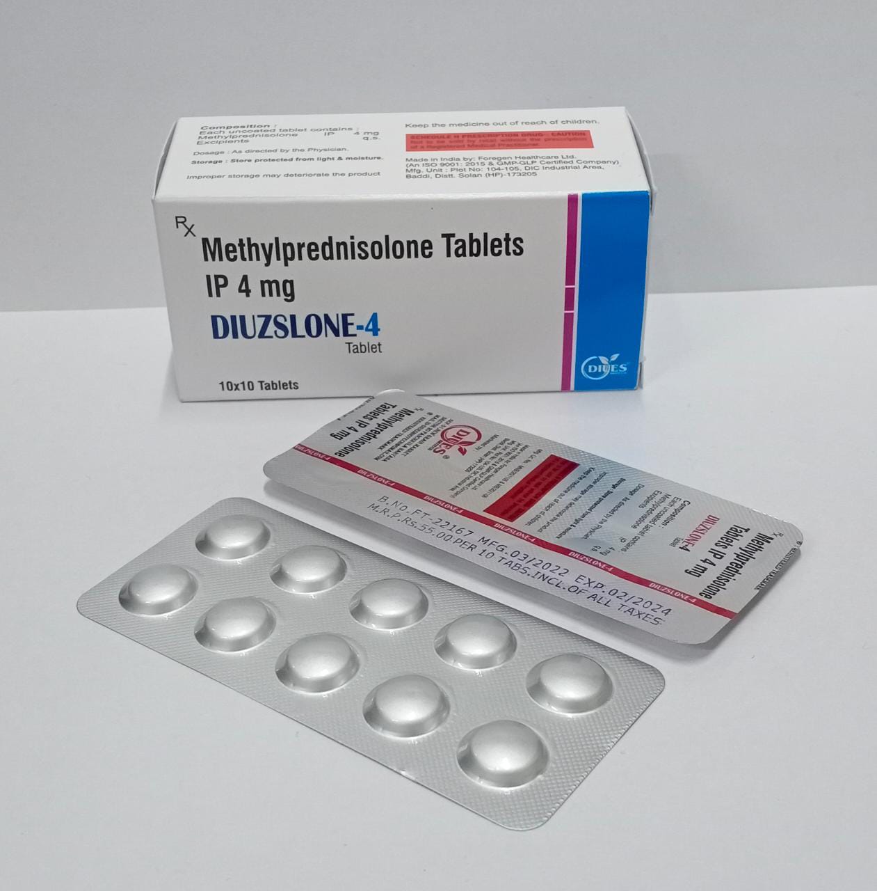 DIUZSOLONE 4- TABLET